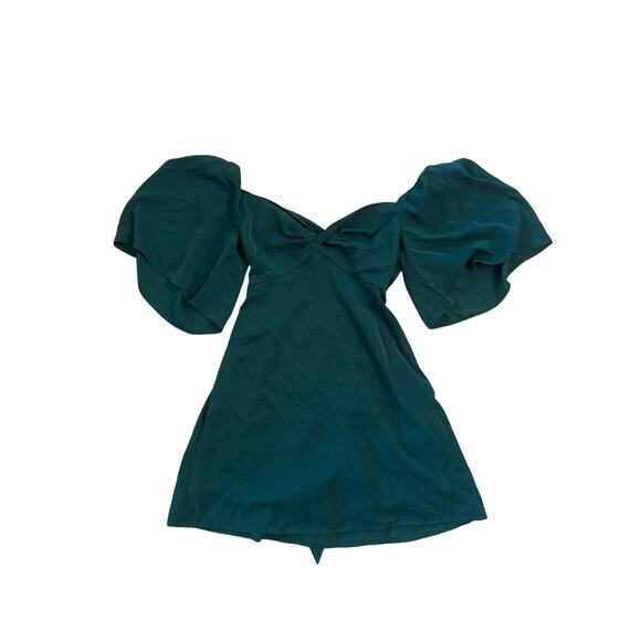 Abercrombie & Fitch Dresses & Skirts - NWT Women XS Abercrombie & Fitch Angel Sleeve Mini Skort Green Dress Lined